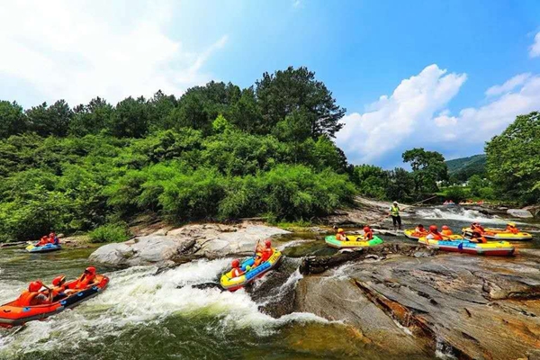 2020金寨首届漂流文化旅游节暨金寨大湾·十里漂流开漂仪式