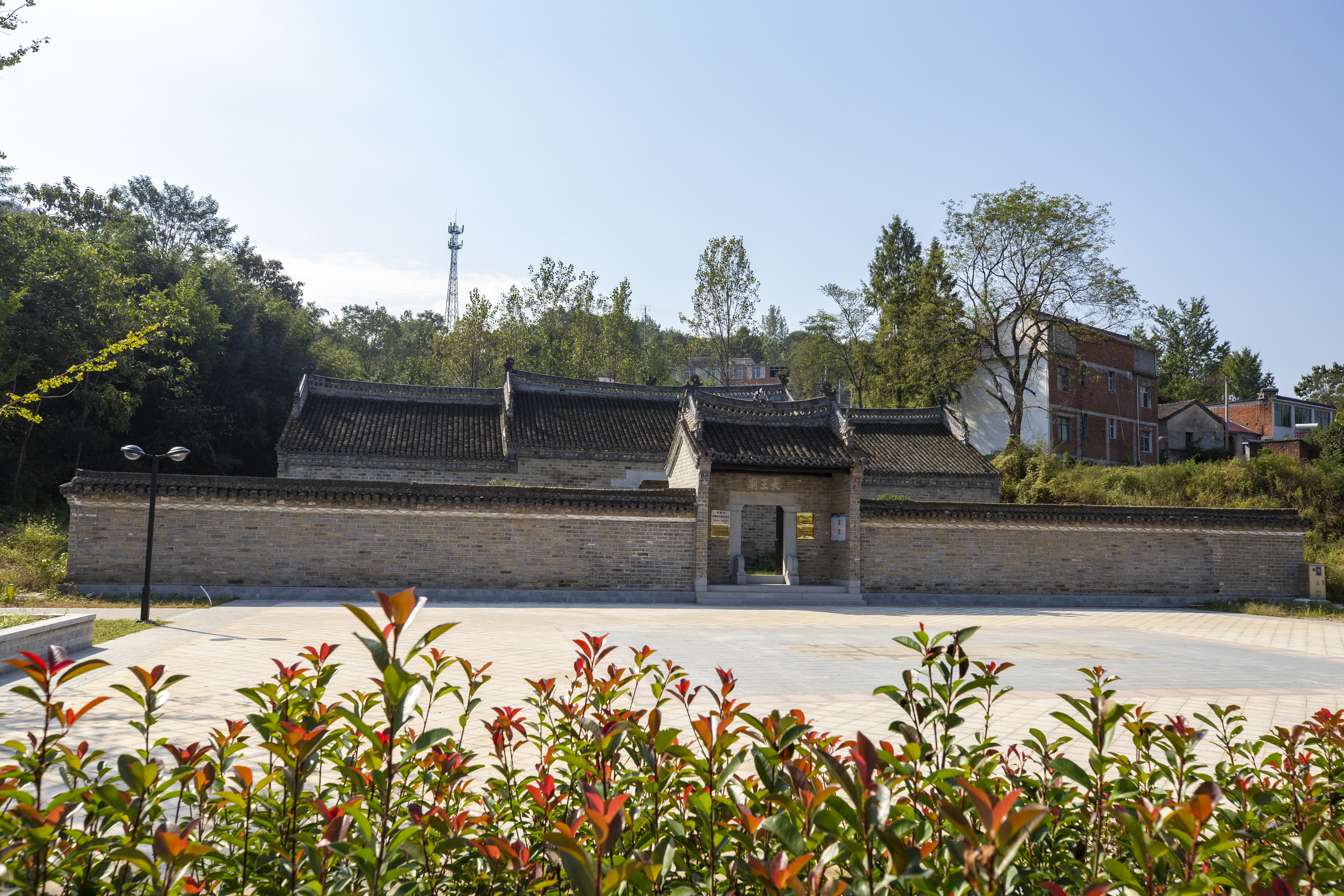 金寨县南溪镇立夏节起义旧址——大王庙风光