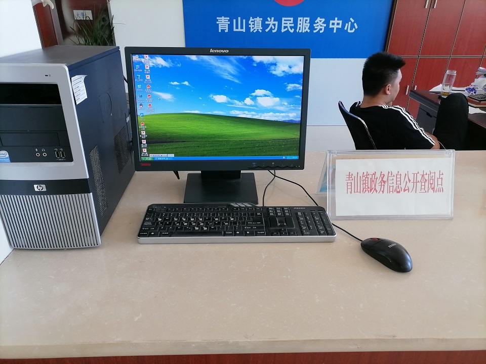 > 金寨县青山镇  政府信息公开查阅点建设 电脑或触摸屏查阅索引号