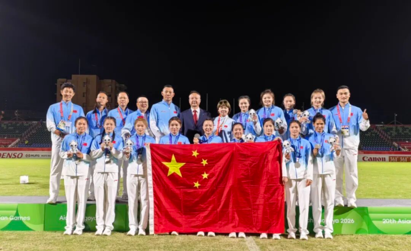 金寨陈灿在亚运赛场上为国争光